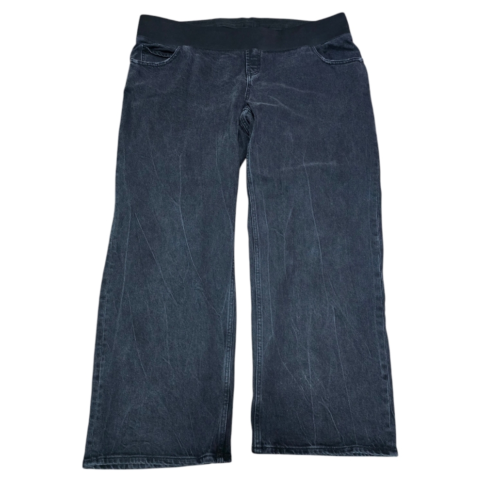 NWT Old Navy Maternity Front Low Panel Wide Leg Denim, Size 18